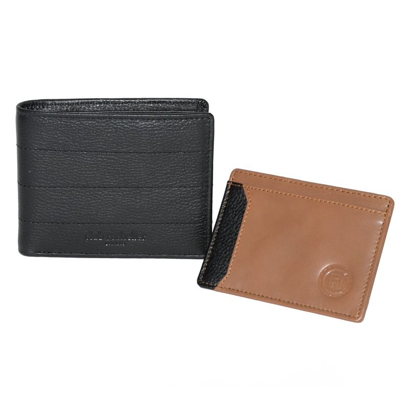 Shop Club Rochelier Mens Billfold With Removable Card Holder In Brown