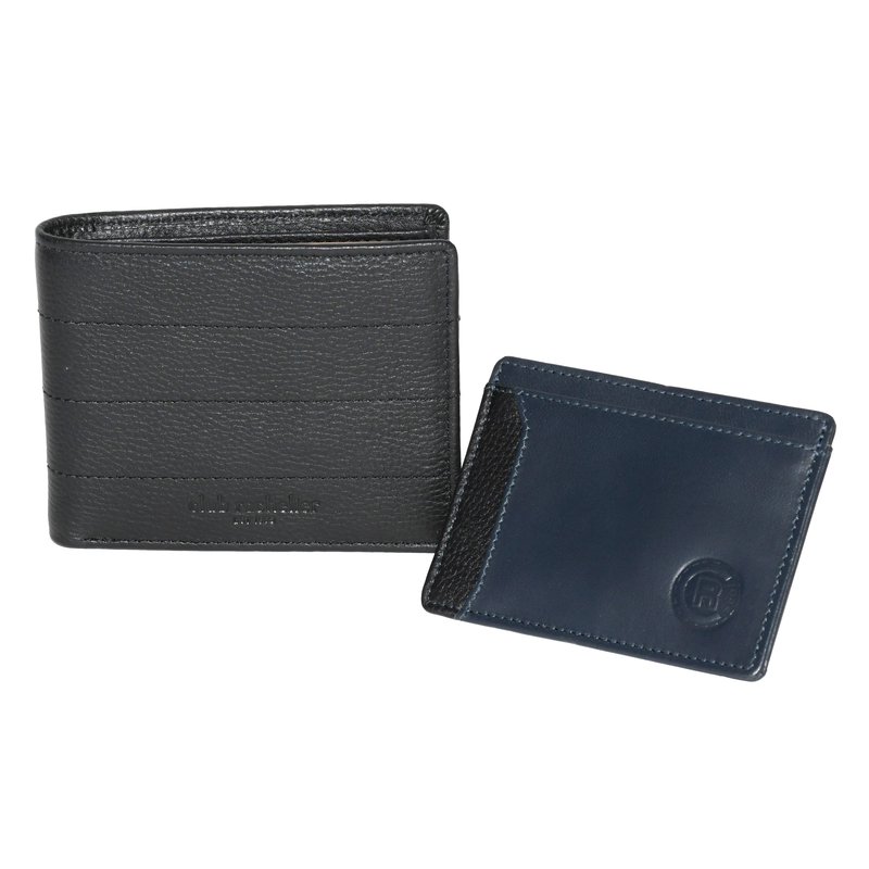 Shop Club Rochelier Mens Billfold With Removable Card Holder In Blue