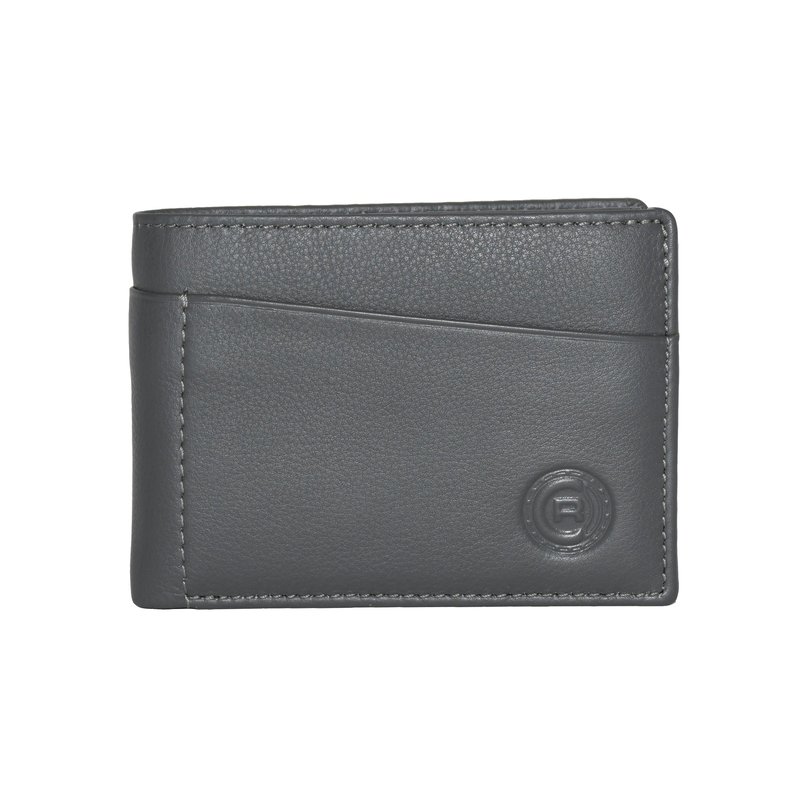 Shop Club Rochelier Slimfold Wallet With Removable Id In Grey