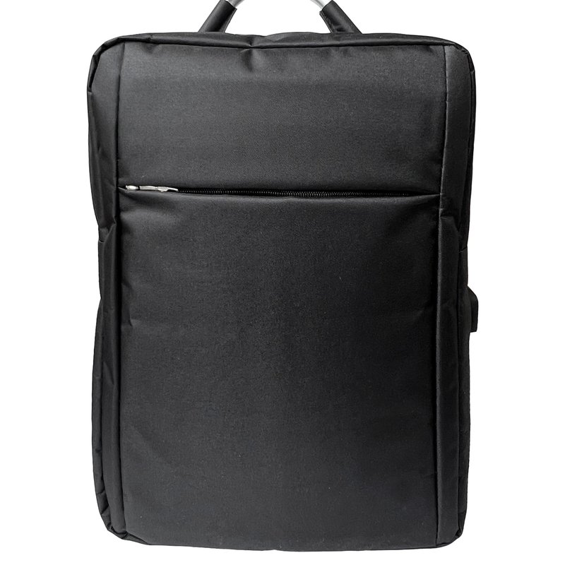 Club Rochelier Tech Backpack With Metal Handle In Black