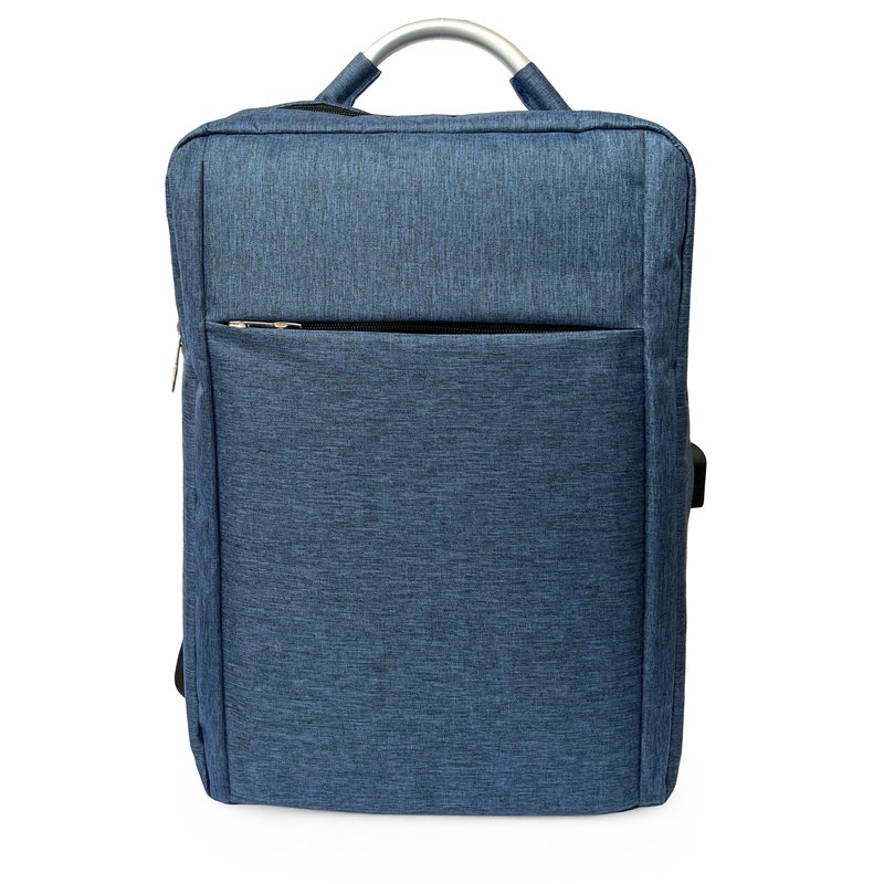 Club Rochelier Tech Backpack With Metal Handle In Blue