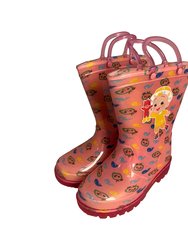 Light Up Rain Boots - Orange