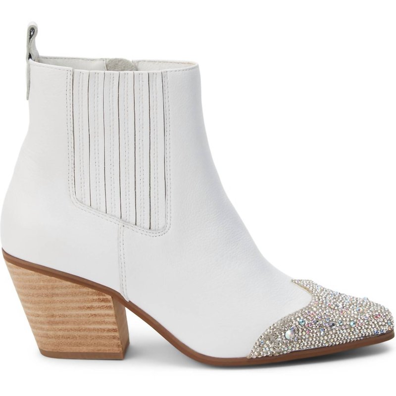 Shop Coconuts By Matisse Women's Blake Rhinestone Tip Boot In White