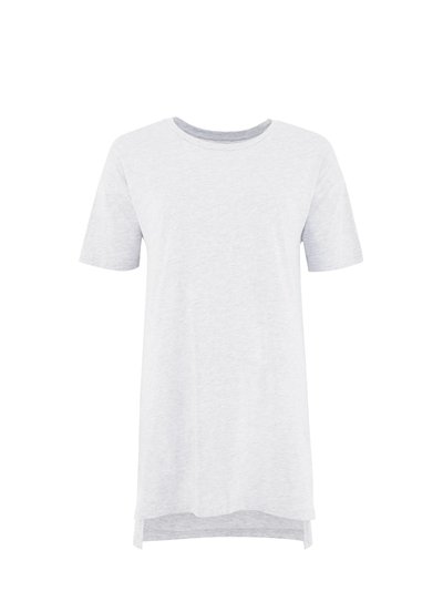 Comfy Co Womens/Ladies Oversized Sleepy T Short Sleeve Pajama T-Shirt - White product