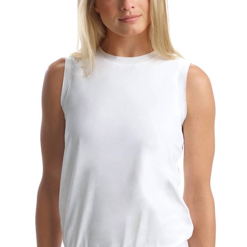 Shop Commando Essential Cotton Muscle Bodysuit In White