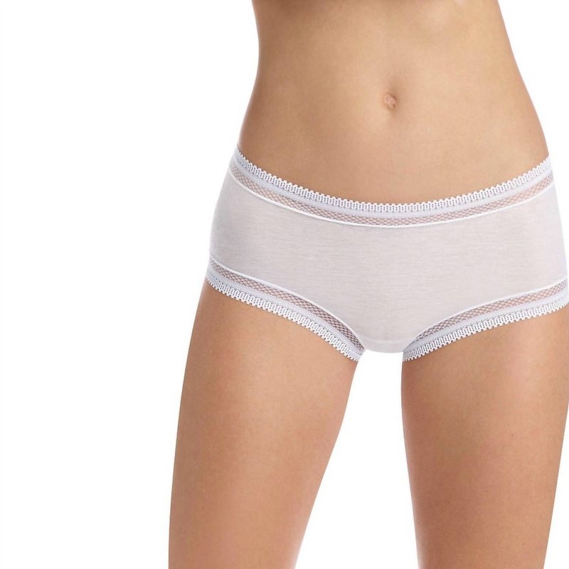 Shop Commando Pure Pima Girlshort Panty In White