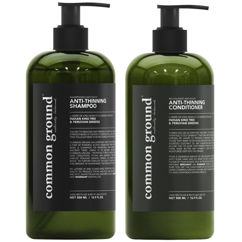 Common Ground Natural Anti-thinning Shampoo With Indian Kino Tree & Peruvian Ginseng Extracts