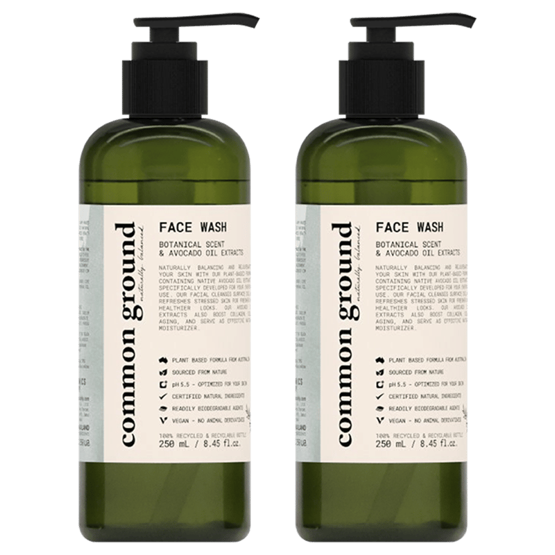 Common Ground Natural Face Wash With Avocado Oil Extracts