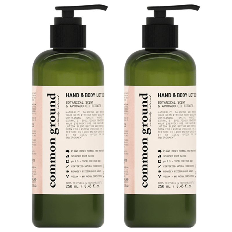 Common Ground Natural Hand And Body Lotion With Avocado Oil Extracts