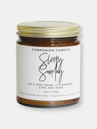 Companion Candles Sleepy Sunday // Amber & Cocoa Butter product