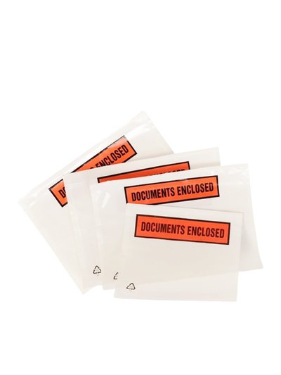 Consumables Packaging Document Wallets - Pack of 1000 - 4.2" x 5.8" product