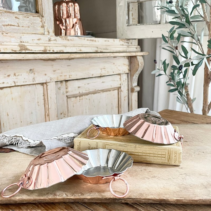 Coppermill Kitchen French Inspired Tartlet Moulds In Multi