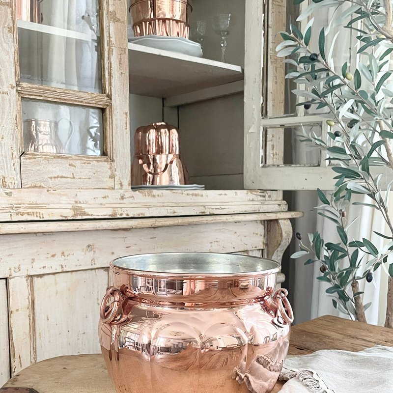 Coppermill Kitchen Vintage Inspired Copper Cauldron Pot
