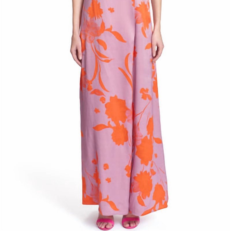 Shop Corey Lynn Calter Thalia Flower Dress In Mauve In Orange