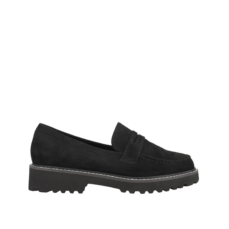 Shop Corkys Women's Boost Loafer Shoes In Black