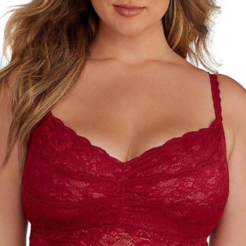 Shop Cosabella Never Say Never Sweetie Soft Bra In Red