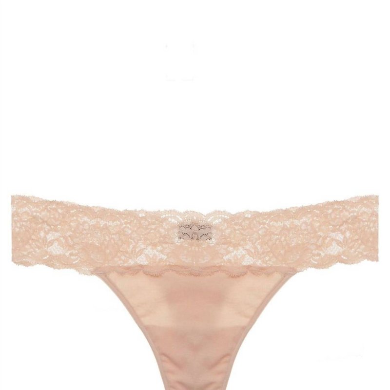 Shop Cosabella Women's Never Say Never Maternity Thong Panty In Blush In Brown