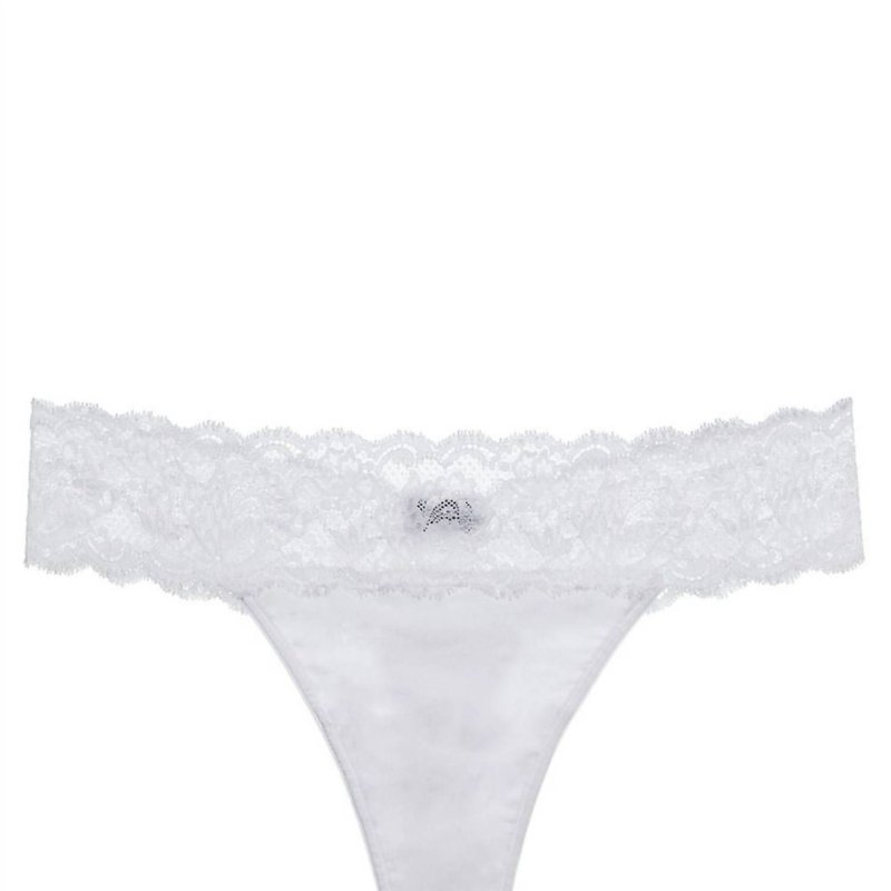 Shop Cosabella Women's Never Say Never Maternity Thong Panty In White