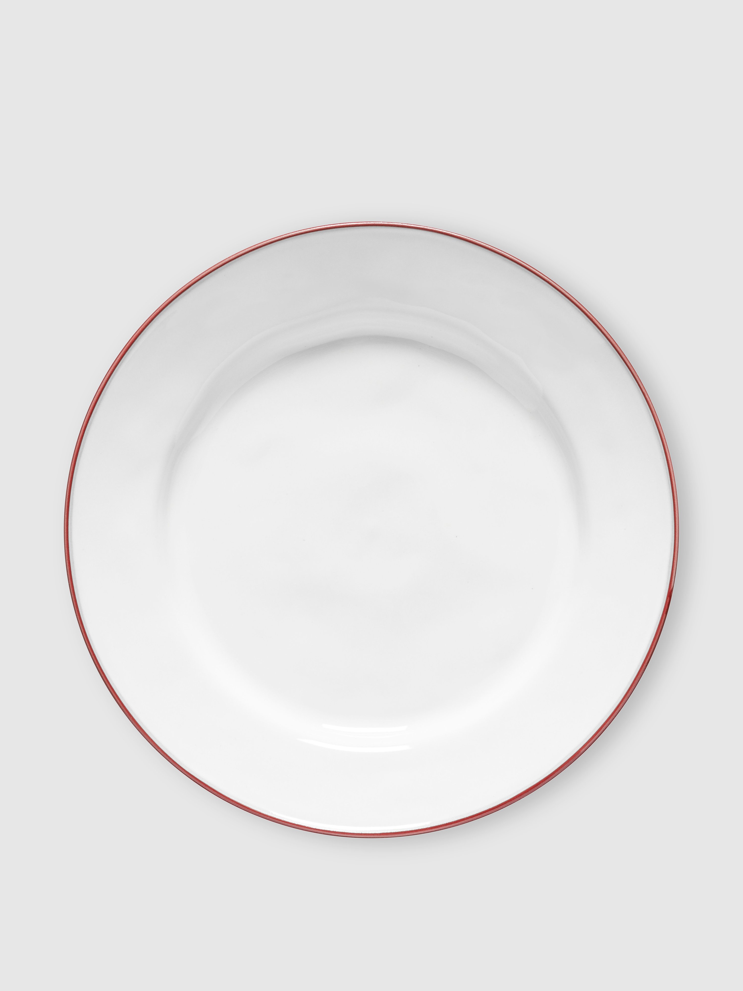 Costa Nova Beja Table Setting, 5 Piece Set In White-red