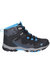 Cotswold Childrens/Kids Ducklington Lace Up Hiking Boots (Black/Blue)