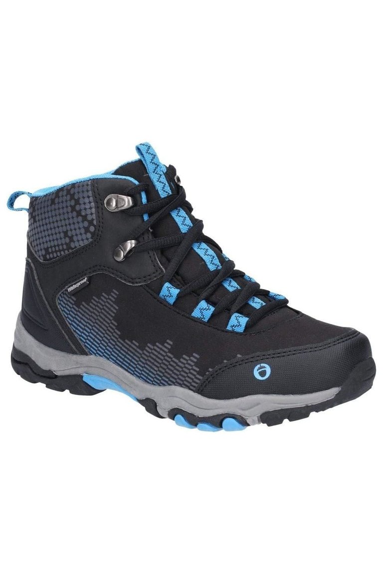 Cotswold Childrens/Kids Ducklington Lace Up Hiking Boots (Black/Blue) - Black/Blue