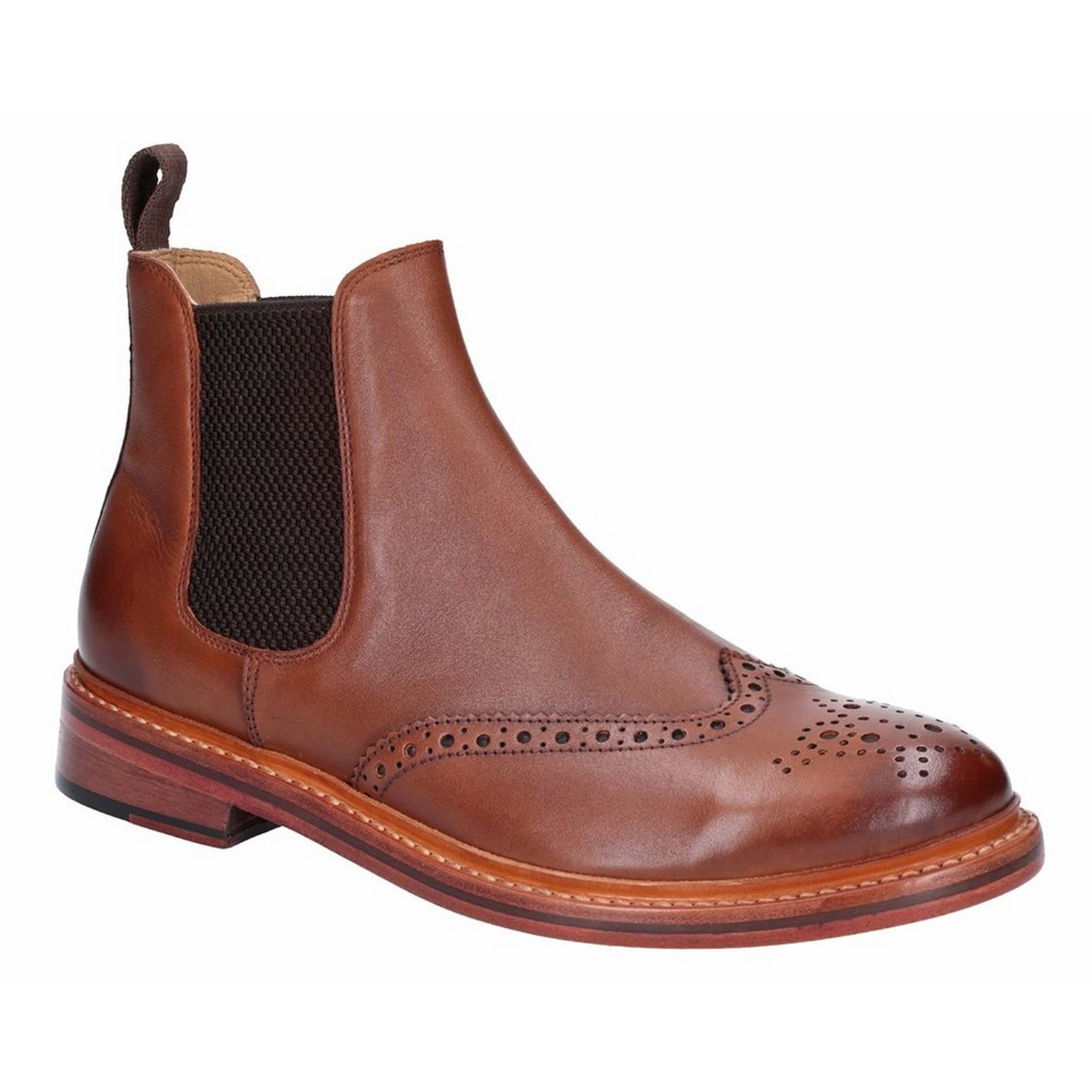 Cotswold Winchcombe tan leather chelsea dealer boot