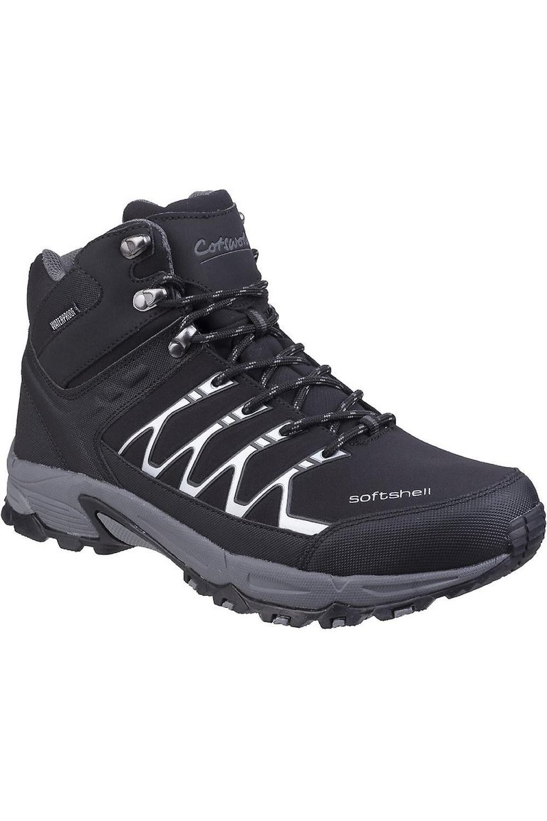 Mens Abbeydale Mid Hiking Boots - Black/Gray - Black/Gray