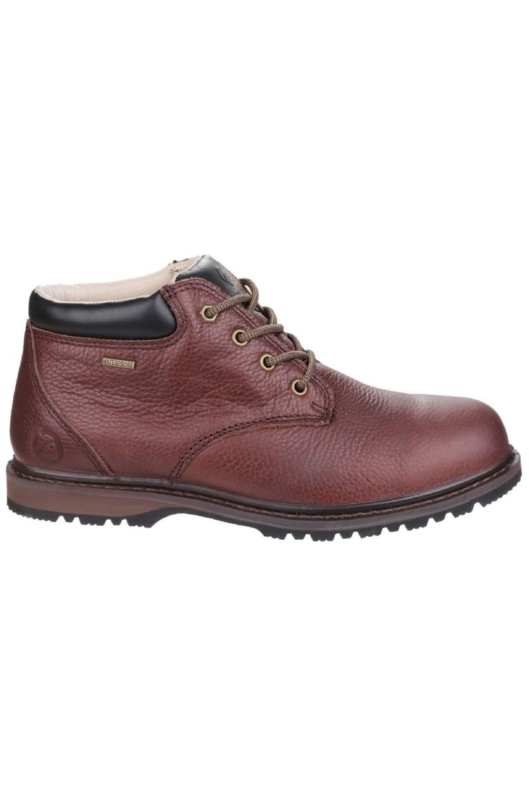 Mens Bredon Lace Up Leather Hiking Boots