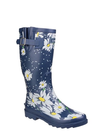 Cotswold Womens/Ladies Burghley Pull On Patterned Wellington Boots - Daisy product