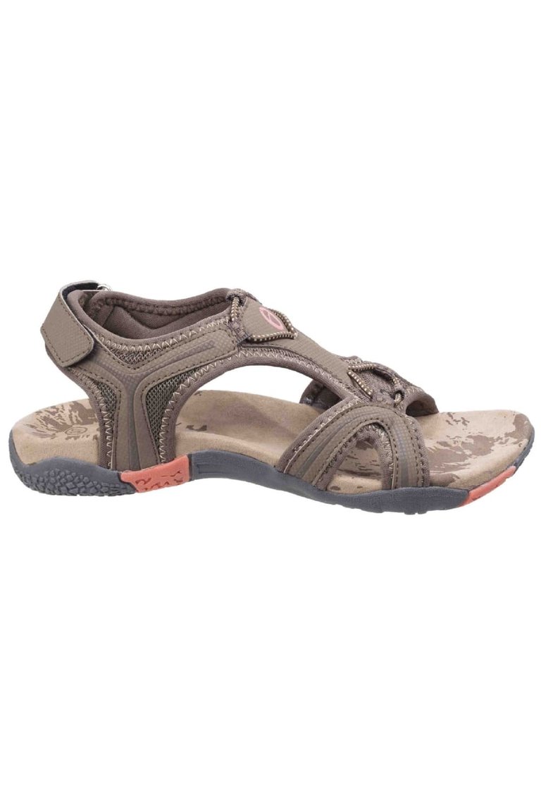 Womens/Ladies Cerney Sandals - Taupe