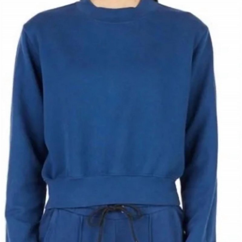 Shop Cotton Citizen Milan Sweatshirt In Blue