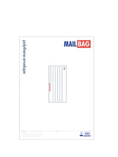 County Stationery County Stationery Polythene Envelope Mail Bags (Pack Of 25) (White) (Small) product