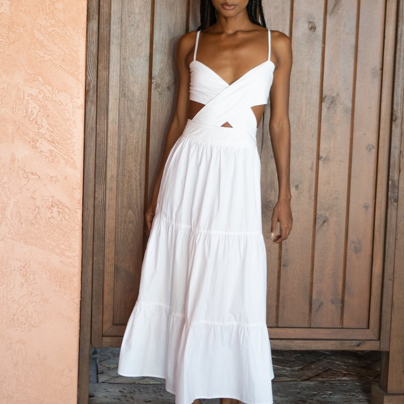 Krewe Du Q Seychelles Dress In White