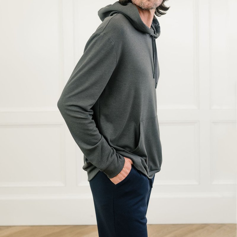Shop Cozy Earth Men's Ultra-soft Bamboo Hoodie In Grey