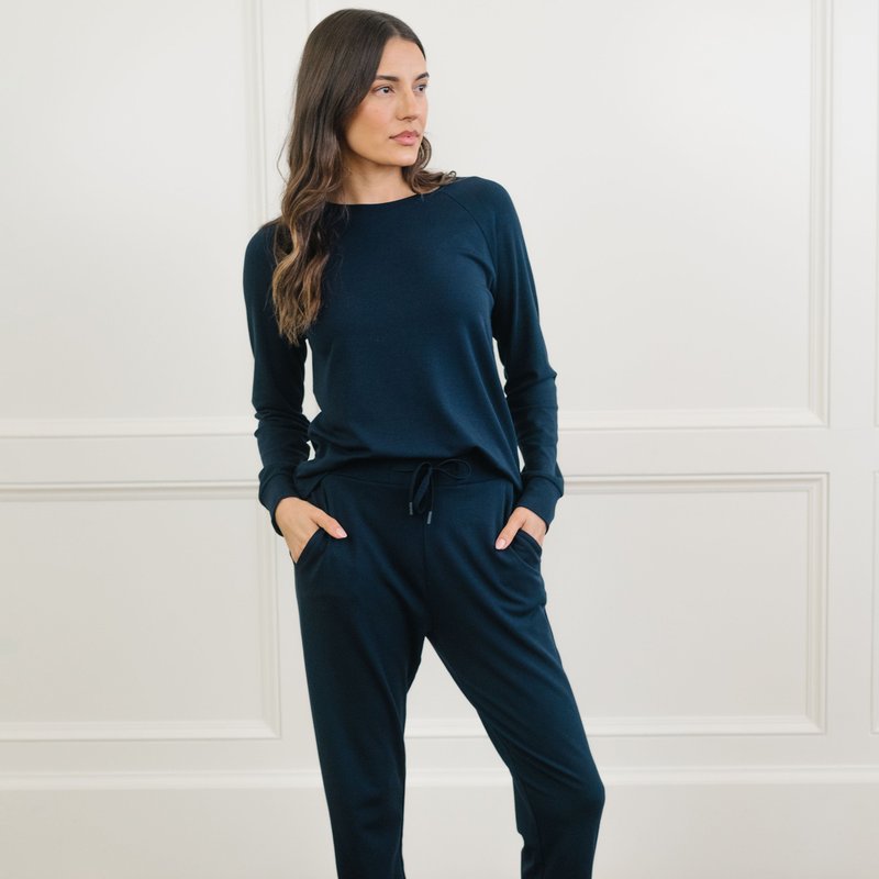 Cozy Earth Women's Viscose From Bamboo Ultra-soft Jogger Pant In Blue