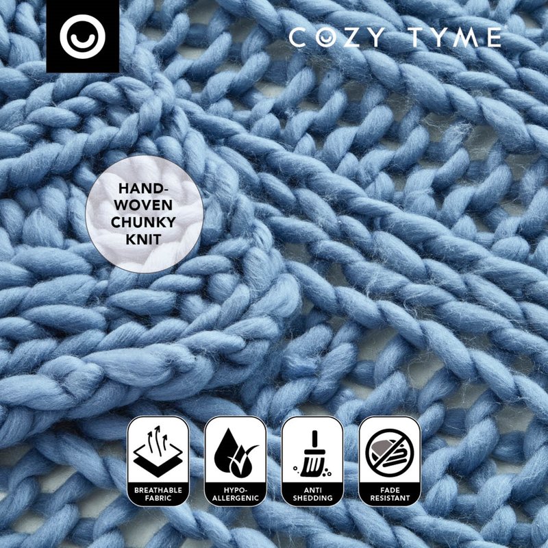Shop Cozy Tyme Coronela Throw In Blue