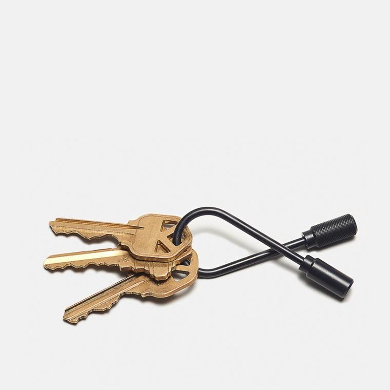 Craighill Closed Helix Keyring In Black