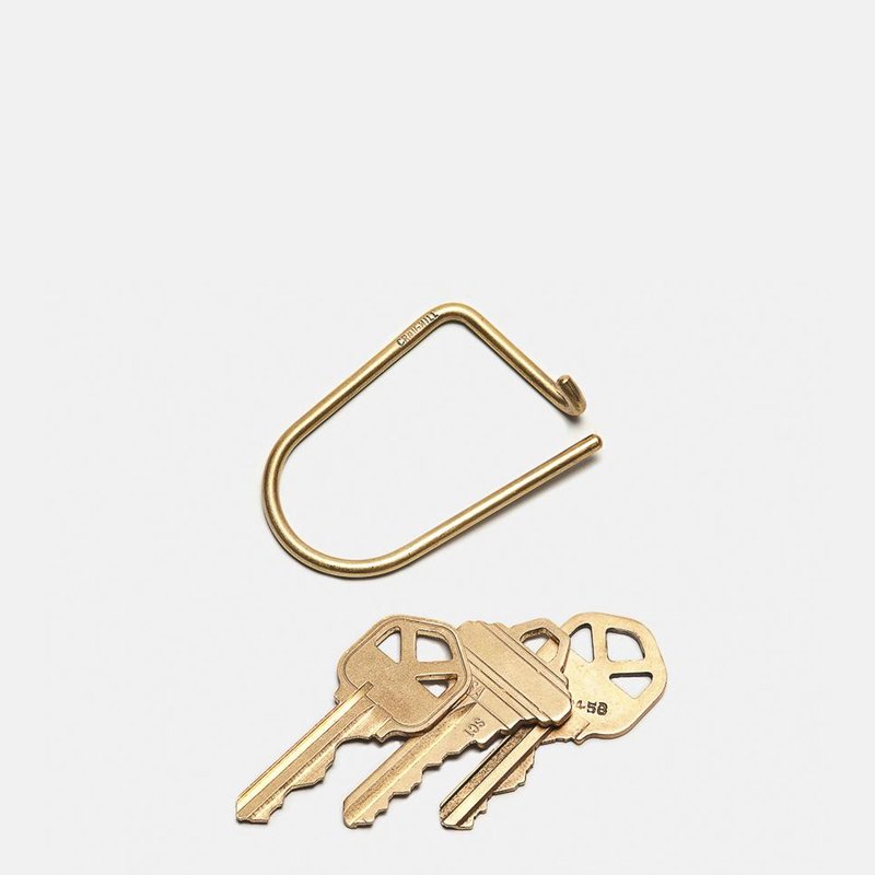 Shop Craighill Wilson Keyring In Gold