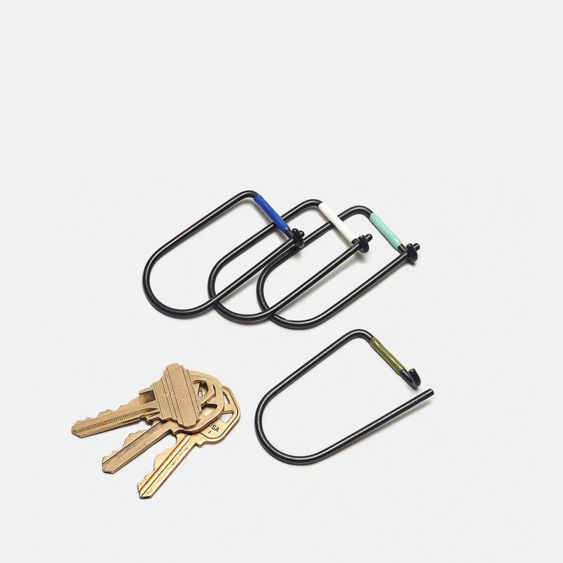 Shop Craighill Wilson Keyring In Blue