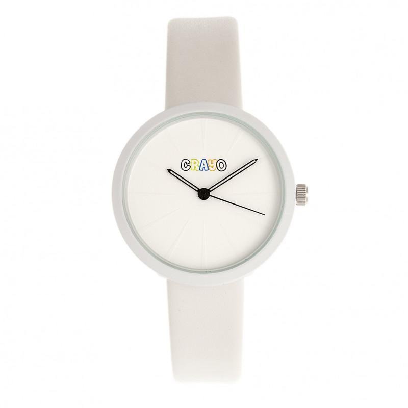 Shop Crayo Blade Unisex Watch In White