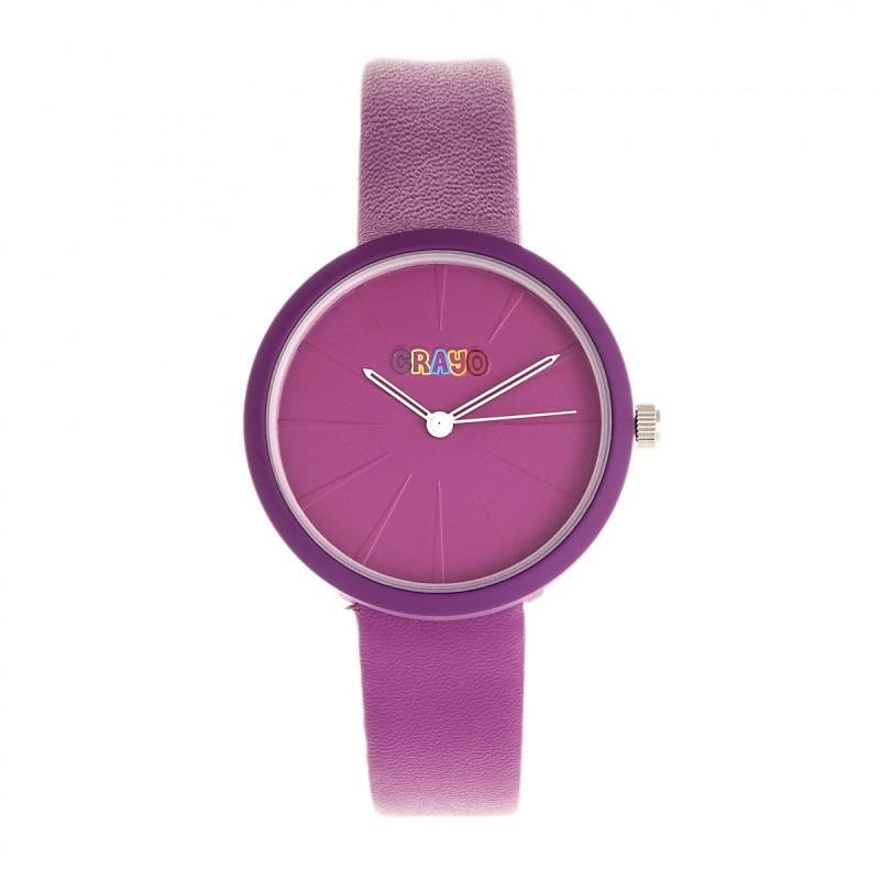Shop Crayo Blade Unisex Watch In Purple