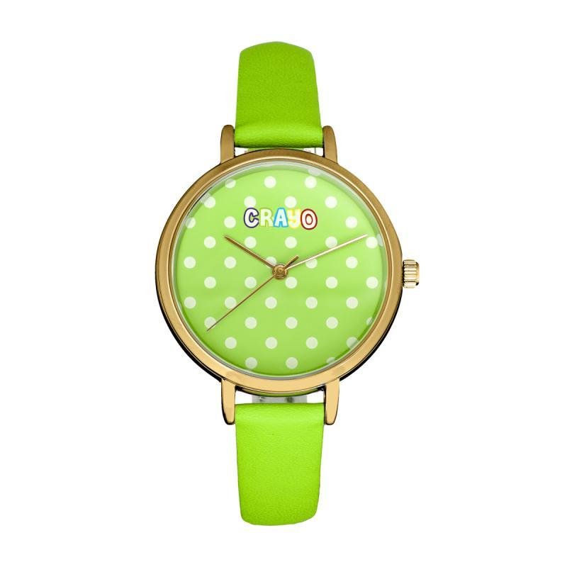 Shop Crayo Dot Strap Watch In Green