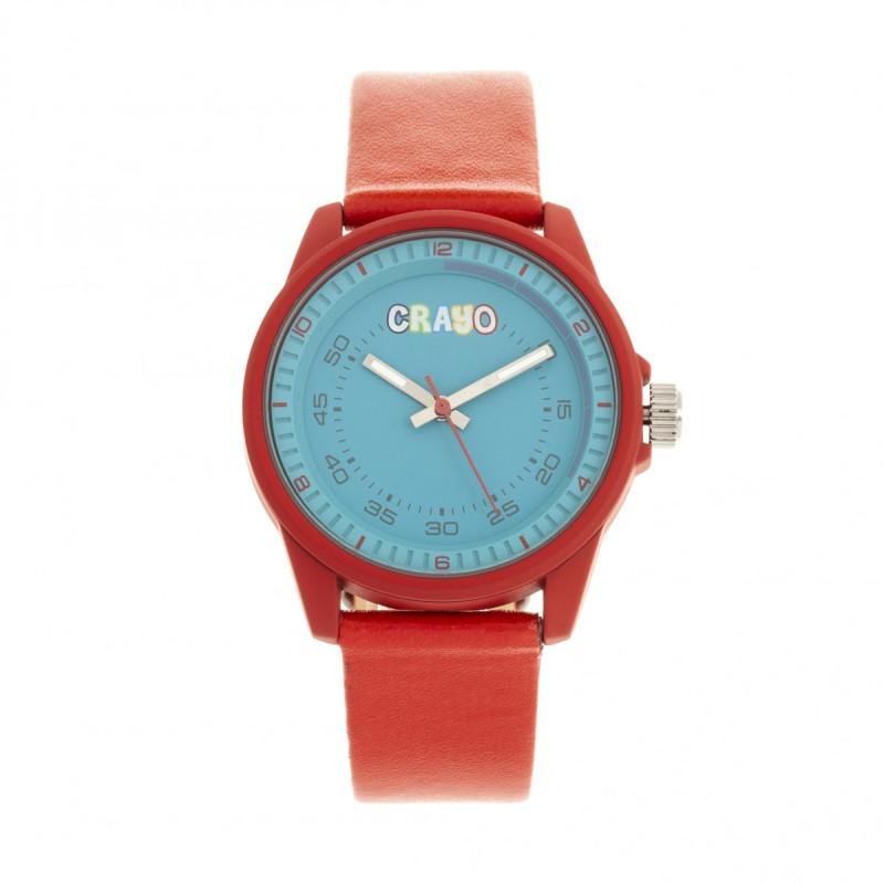 Crayo Jolt Unisex Watch In Red