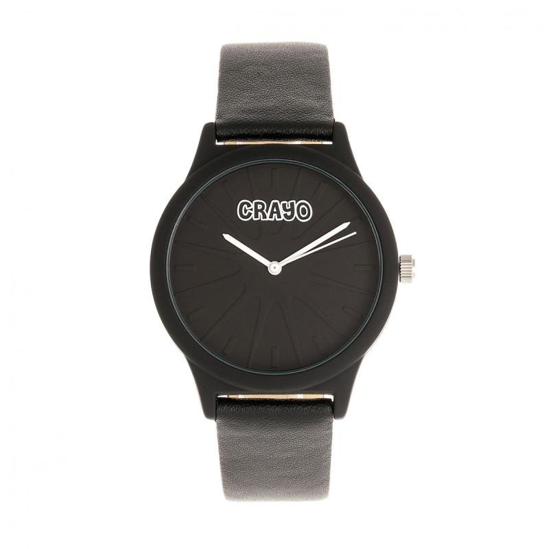 Crayo Splat Unisex Watch In Black