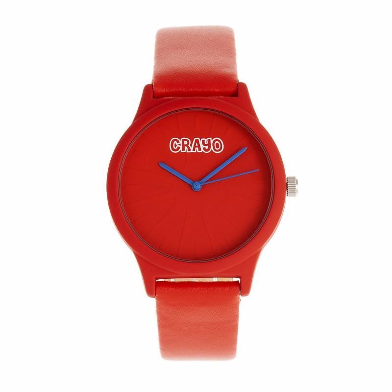 Crayo Splat Unisex Watch In Red
