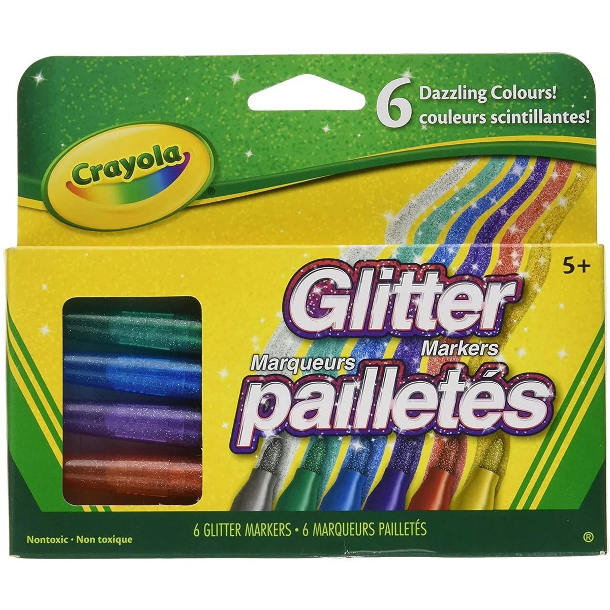 JR.WHITE Glitter Metallic Paint Pens: Sparkle Water-Based Marker Pen for  Greeting Cards, Mugs, Wood, Art Drawing, Rock Painting, Posters, Albums