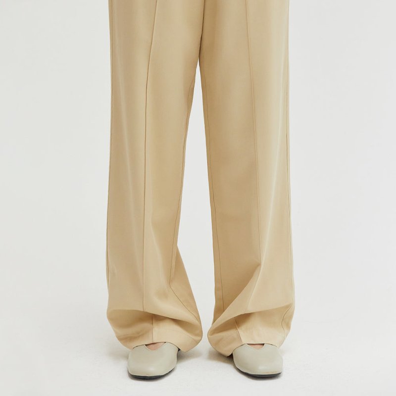 Shop Crescent Janette Pleated Trousers In Brown