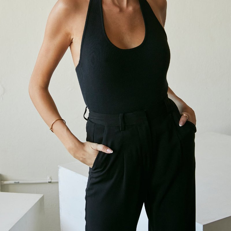 Crescent Jazzlyn Knit Top In Black