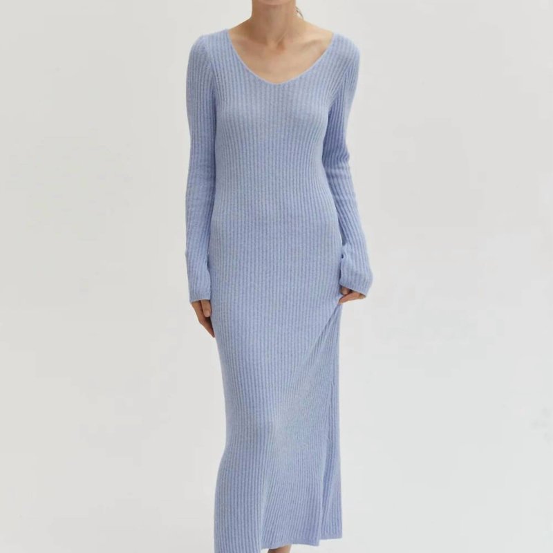 Crescent Joline Maxi Dress In Light Blue