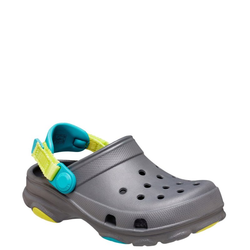 Crocs Childrens/kids Classic All-terrain Clogs (slate Grey)